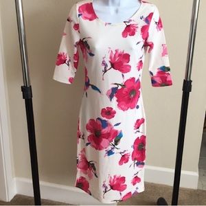 New Floral Pencil Sheath Dress